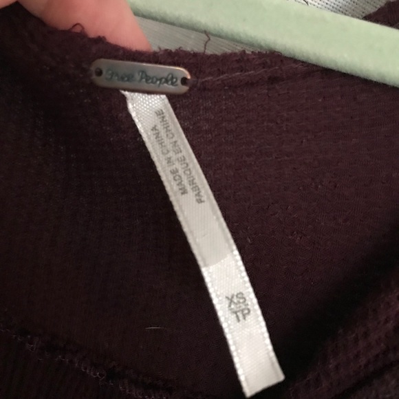 Free People Waffle Top - Picture 2 of 2